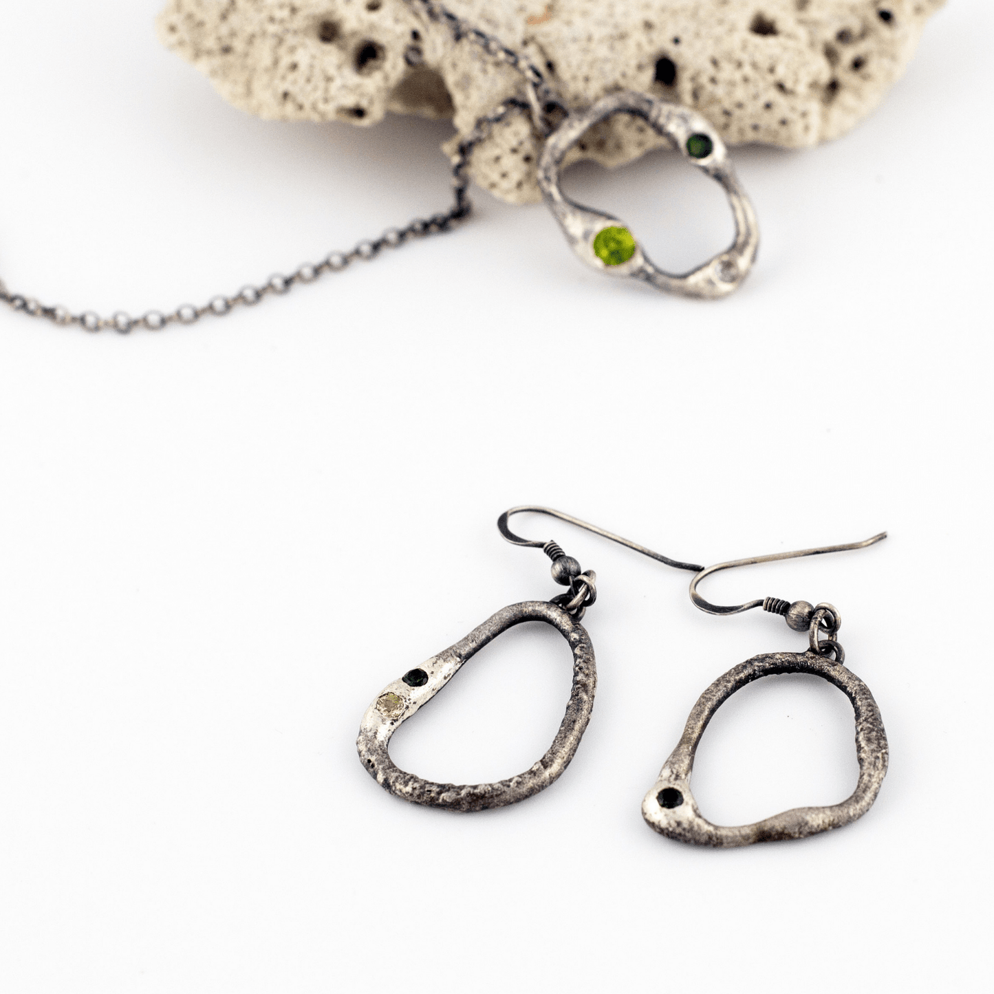 Turmaline Universe Earrings - YFarmani Jewelry
