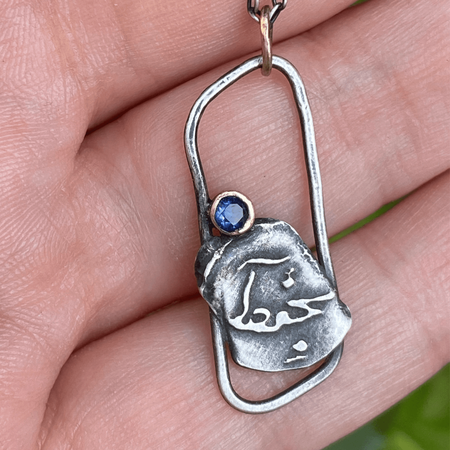 Come Home Etched Necklace - YFarmani Jewelry