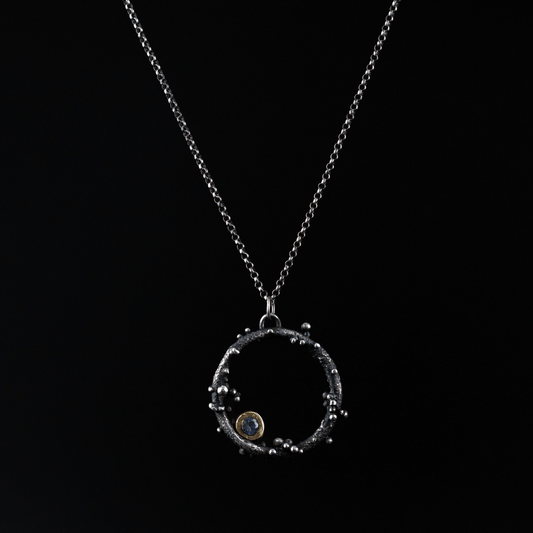 Blue Universe Necklace - YFarmani Jewelry