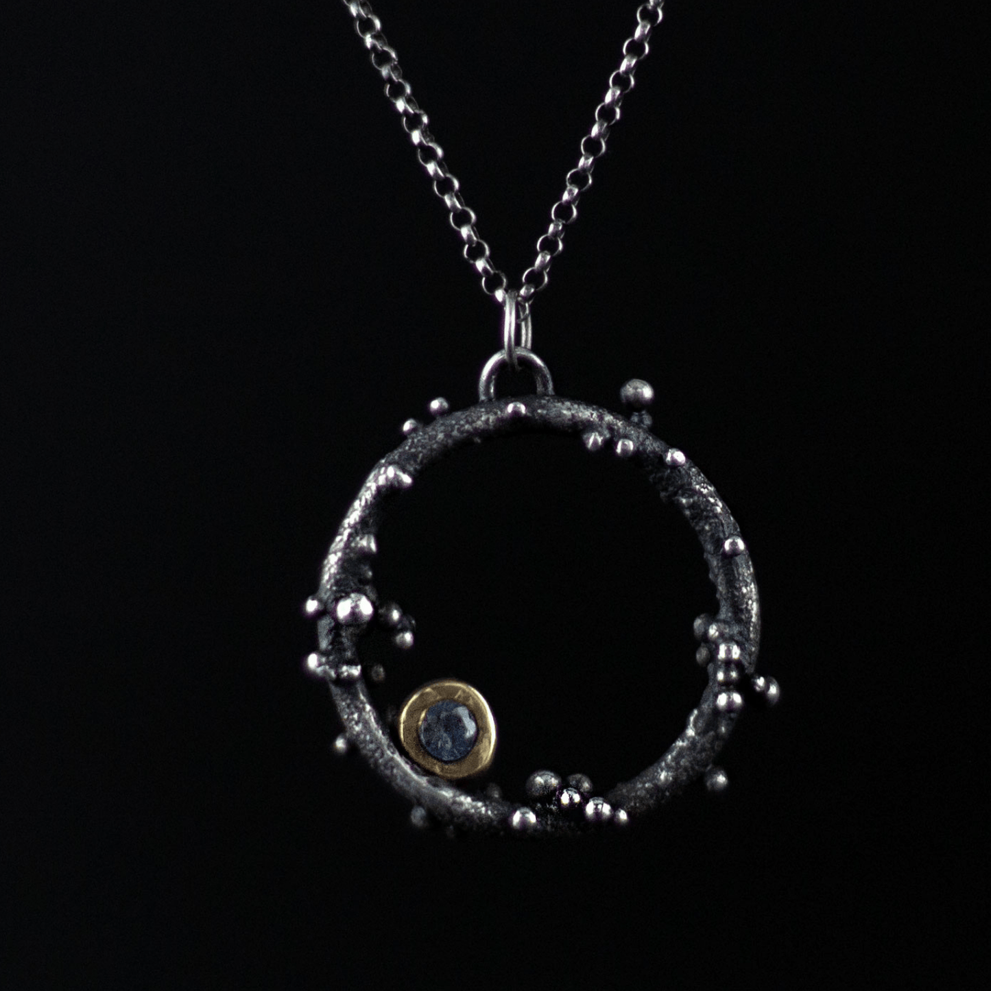 Blue Universe Necklace - YFarmani Jewelry