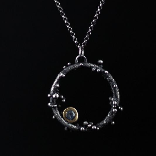 Blue Universe Necklace - YFarmani Jewelry