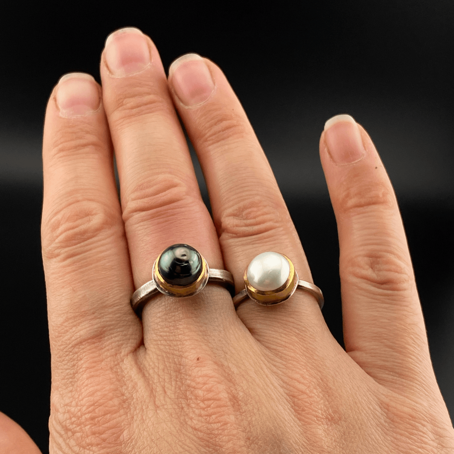 Intuitive Insight Tahitian Pearl Ring - YFarmani Jewelry