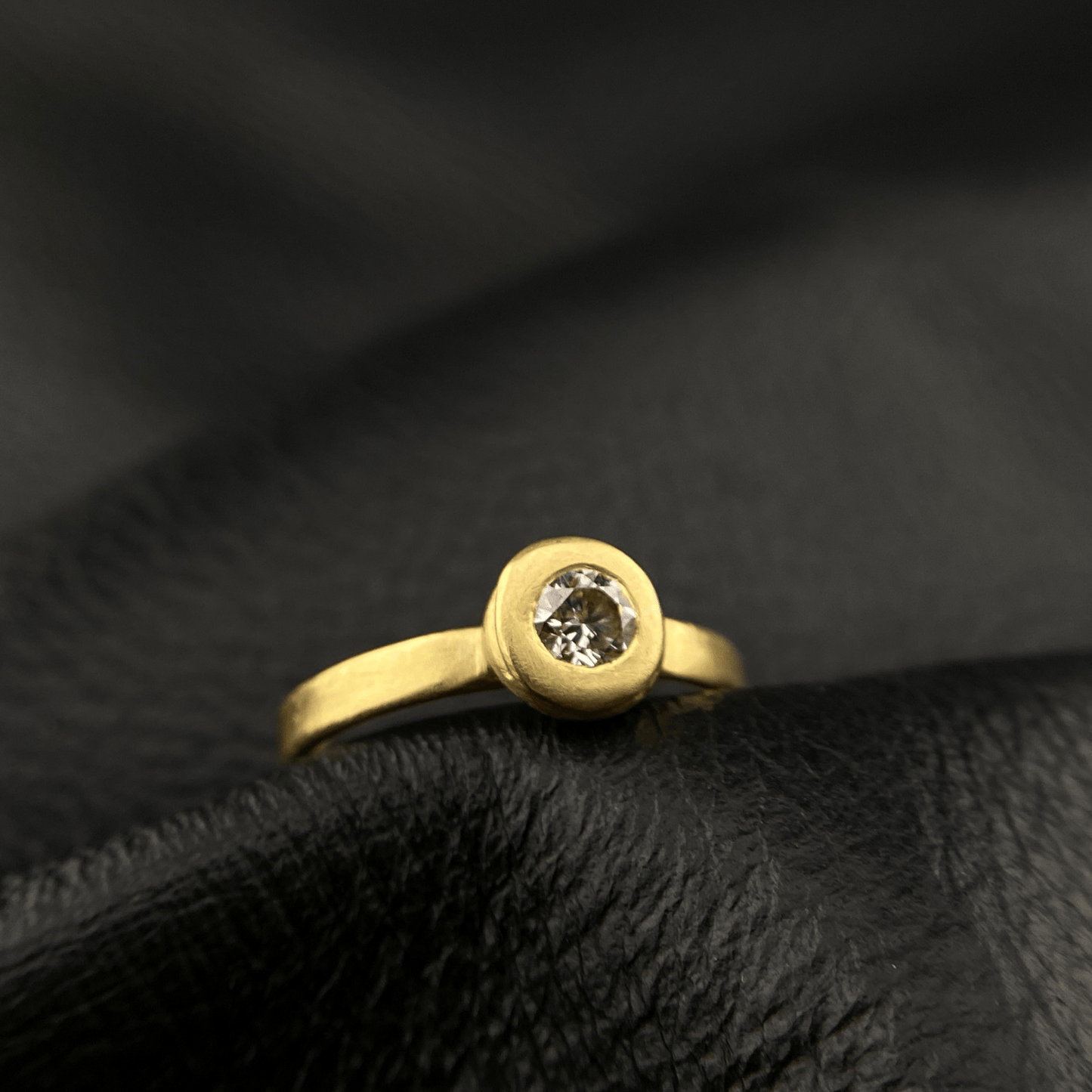 Shine Like A Carbon Negative Diamond Ring - YFarmani Jewelry