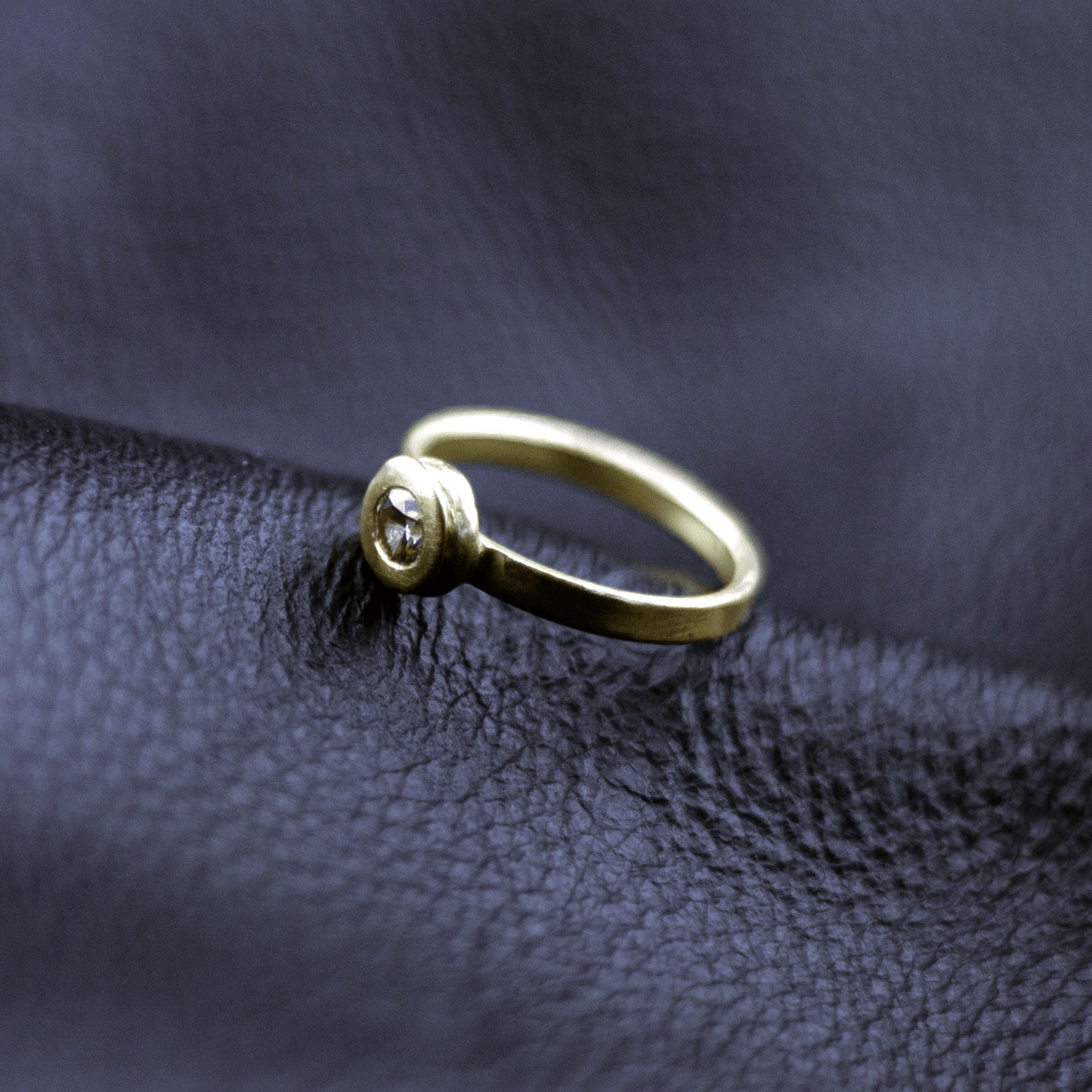 Shine Like A Carbon Negative Diamond Ring - YFarmani Jewelry