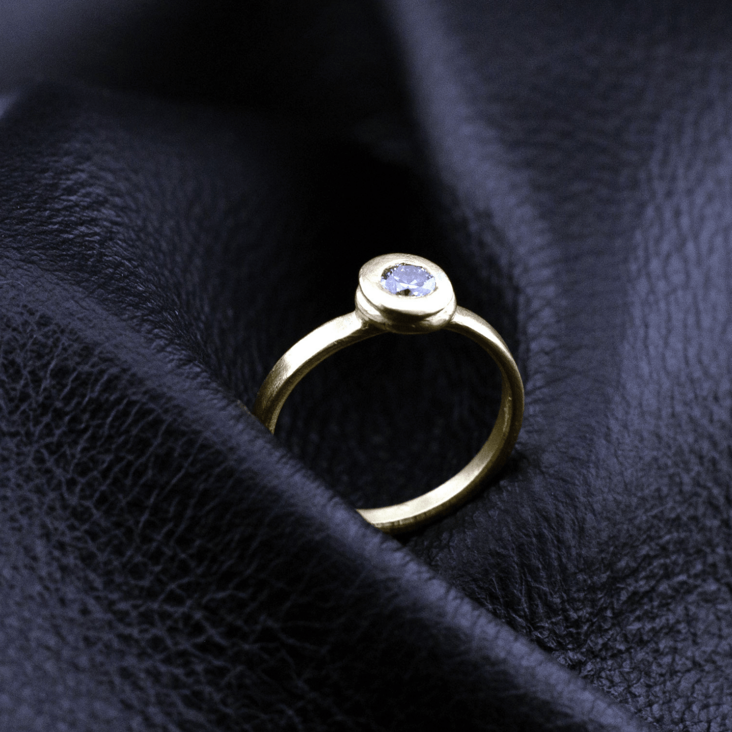 Shine Like A Carbon Negative Diamond Ring - YFarmani Jewelry