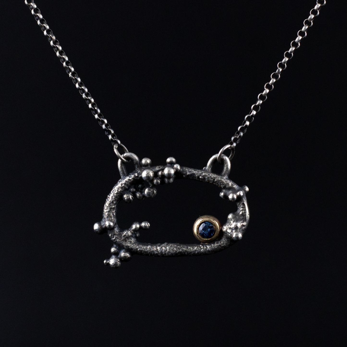 Blue Baby Universe Necklace