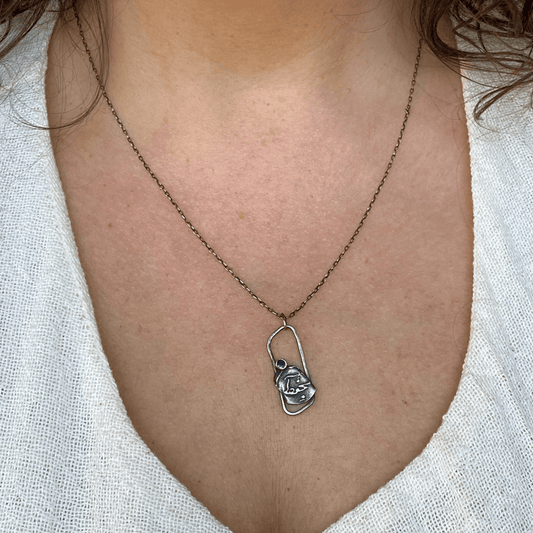 Come Home Etched Necklace - YFarmani Jewelry