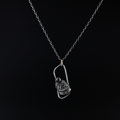 Come Home Etched Necklace - YFarmani Jewelry