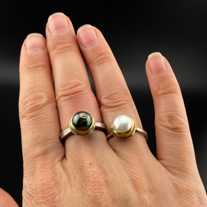 Intuitive insight Tahitian Pearl Ring