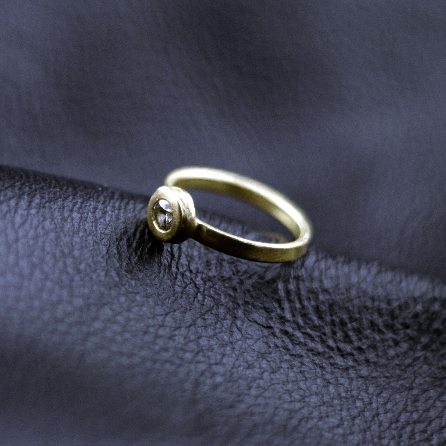 Shine Like A Carbon Negative Diamond Ring - YFarmani Jewelry