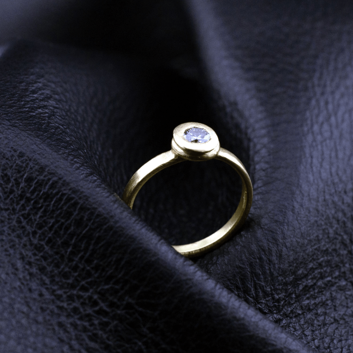 Shine Like A Carbon Negative Diamond Ring - YFarmani Jewelry