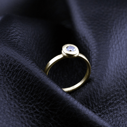 Shine Like A Carbon Negative Diamond Ring - YFarmani Jewelry