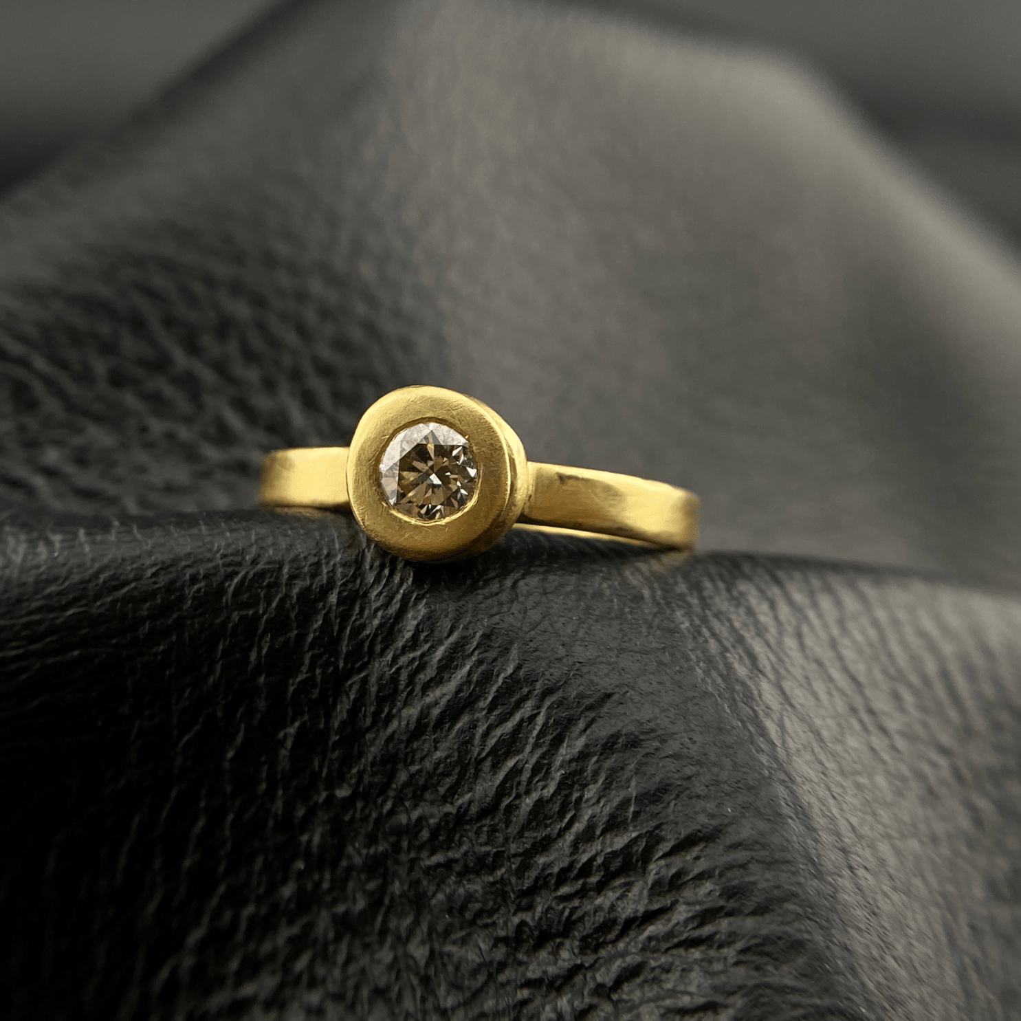 Shine Like A Carbon Negative Diamond Ring - YFarmani Jewelry
